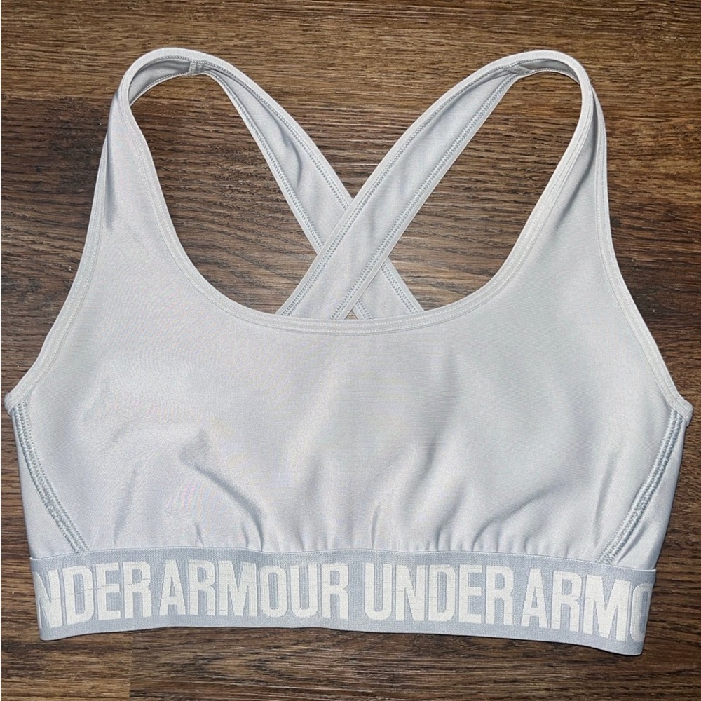 Under Armour Women's Light Gray Sports Bra